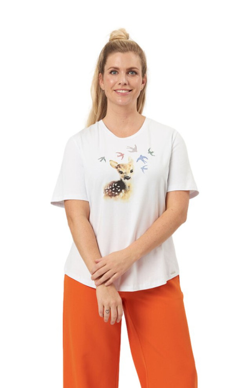 ELTON UROCZY T-SHIRT NADRUK BAWEŁNA E484 ELTON UROCZY T-SHIRT NADRUK BAWEŁNA E484