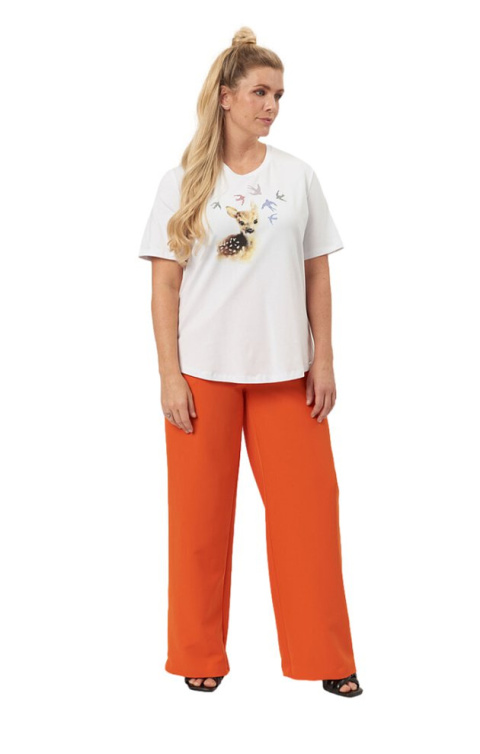 ELTON UROCZY T-SHIRT NADRUK BAWEŁNA E484 ELTON UROCZY T-SHIRT NADRUK BAWEŁNA E484