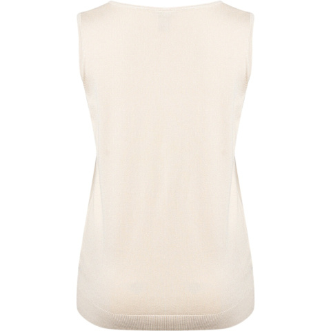 ADIA KREMOWY DZIANINOWY TOP A168