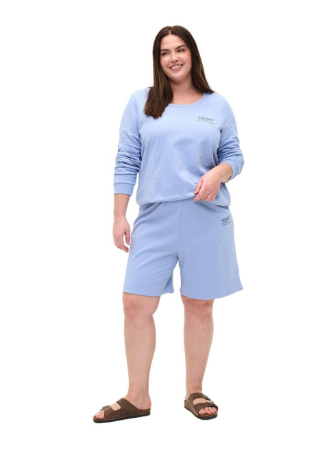 ZIZZI DRESOWE SZORTY SPODENKI NIEBIESKIE NADRUK 978B ZIZZI DRESOWE SZORTY SPODENKI NIEBIESKIE NADRUK 978B