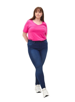 ZIZZI KLASYCZNY WYGODNY RÓŻOWY T-SHIRT 010D