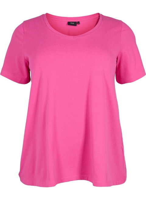 ZIZZI KLASYCZNY WYGODNY RÓŻOWY T-SHIRT 010D
