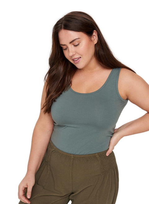 ZIZZI ZIELONY TOP BAWEŁNA 010B ZIZZI ZIELONY TOP BAWEŁNA 010B