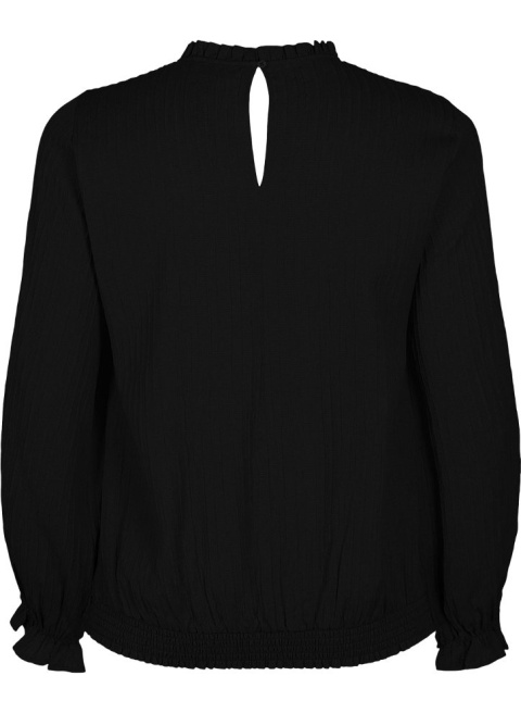 ZIZZI ELEGANCKA CZARNA BLUZKA DETALE 206A ZIZZI ELEGANCKA CZARNA BLUZKA DETALE 206A