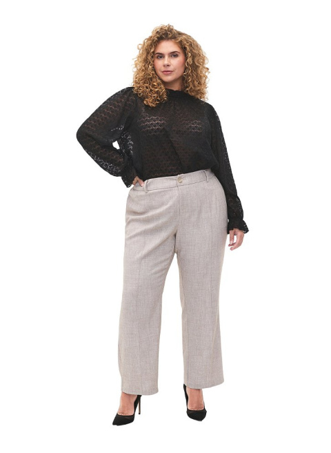 ZIZZI ELEGANCKA CZARNA BLUZKA STRUKTURA 395A ZIZZI ELEGANCKA CZARNA BLUZKA STRUKTURA 395A
