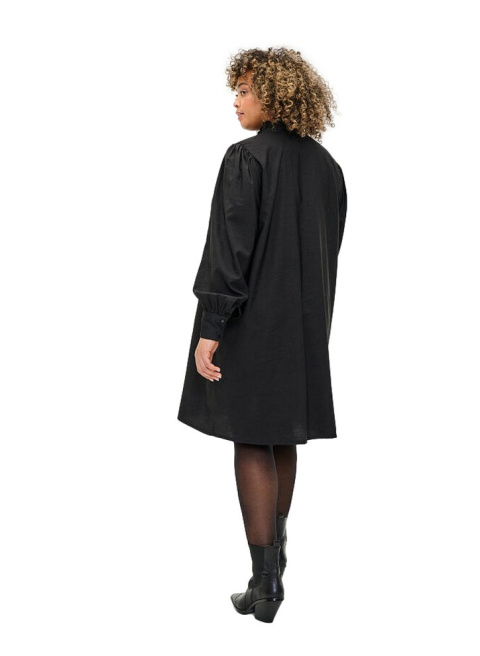 ZIZZI ELEGANCKA CZARNA SUKIENKA KOSZULOWA 208A ZIZZI ELEGANCKA CZARNA SUKIENKA KOSZULOWA 208A