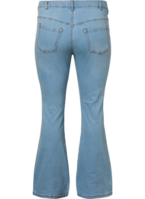 ZIZZI KLASYCZNE JASNO NIEBIESKIE JEANSY BOOTCUT 664C ZIZZI KLASYCZNE JASNO NIEBIESKIE JEANSY BOOTCUT 664C