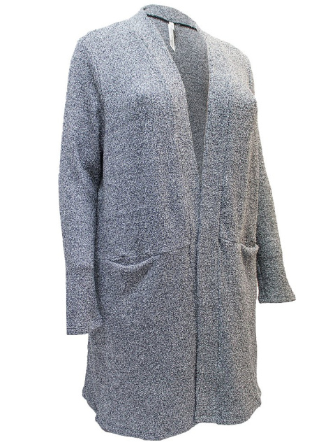NY COLLECTION DŁUGI SZARY KARDIGAN SWETER NC01 NY COLLECTION DŁUGI SZARY KARDIGAN SWETER NC01