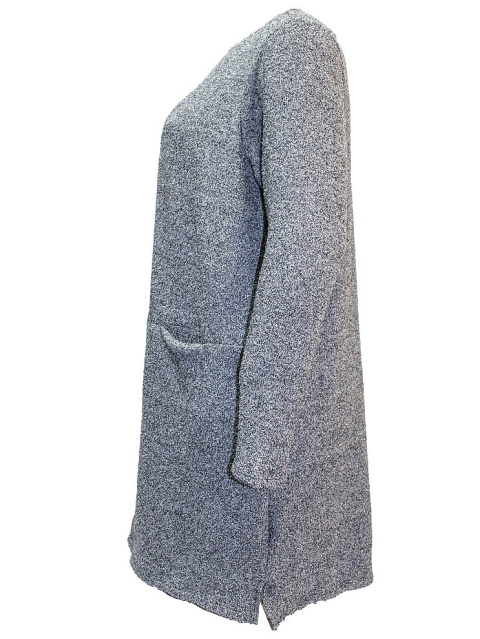 NY COLLECTION DŁUGI SZARY KARDIGAN SWETER NC01 NY COLLECTION DŁUGI SZARY KARDIGAN SWETER NC01
