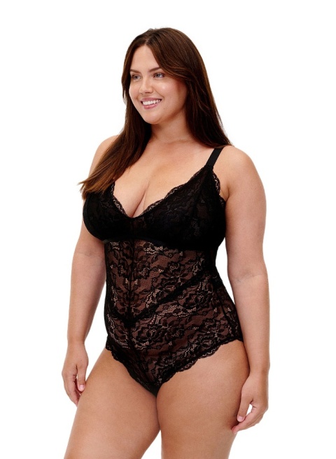 ZIZZI CZARNE KORONKOWE BODY 685A ZIZZI CZARNE KORONKOWE BODY 685A