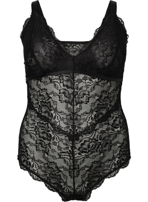 ZIZZI CZARNE KORONKOWE BODY 685A ZIZZI CZARNE KORONKOWE BODY 685A