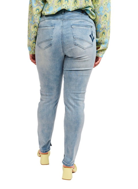 ADIA ŚWIETNE BŁĘKITNE SPODNIE JEANSY A088 ADIA ŚWIETNE BŁĘKITNE SPODNIE JEANSY A088