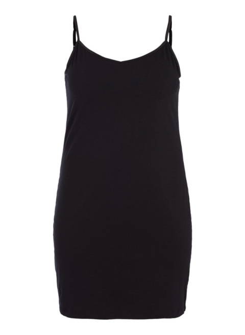 ZIZZI DŁUGI CZARNY TOP BASIC BAWEŁNA 010M ZIZZI DŁUGI CZARNY TOP BASIC BAWEŁNA 010M