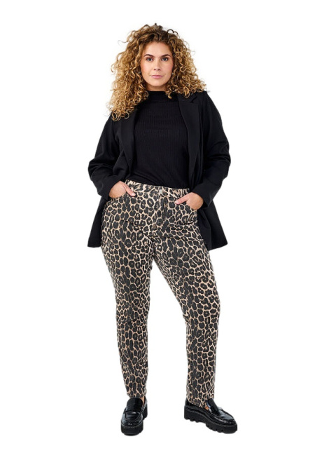 ZIZZI MODNE SPODNIE JEANSY W PANTERKĘ N82 076A ZIZZI MODNE SPODNIE JEANSY W PANTERKĘ N82 076A