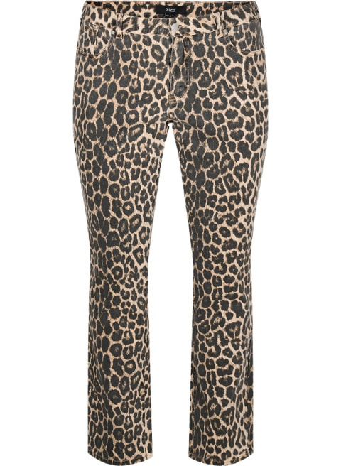 ZIZZI MODNE SPODNIE JEANSY W PANTERKĘ N82 076A ZIZZI MODNE SPODNIE JEANSY W PANTERKĘ N82 076A