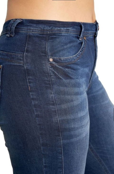 STUDIO CLOTHING GRANATOWE SPODNIE JEANSY PROSTE LONG SCDBA4 STUDIO CLOTHING GRANATOWE SPODNIE JEANSY PROSTE LONG SCDBA4