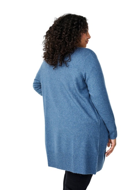 ZIZZI DZIANINOWY NIEBIESKI KARDIGAN 176B