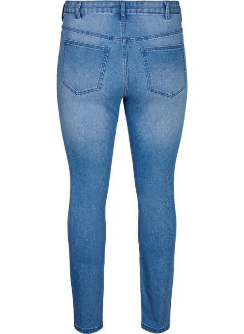 ZIZZI JASNONIEBIESKIE JEANSY SUPER SLIM FIT DZIURY 019H N78 ZIZZI JASNONIEBIESKIE JEANSY SUPER SLIM FIT DZIURY 019H N78