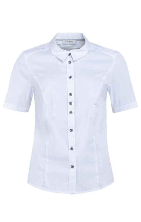 SHIRTMAKER ELEGANCKA BIAŁA KOSZULA KRÓTKI RĘKAW S271 SHIRTMAKER ELEGANCKA BIAŁA KOSZULA KRÓTKI RĘKAW S271
