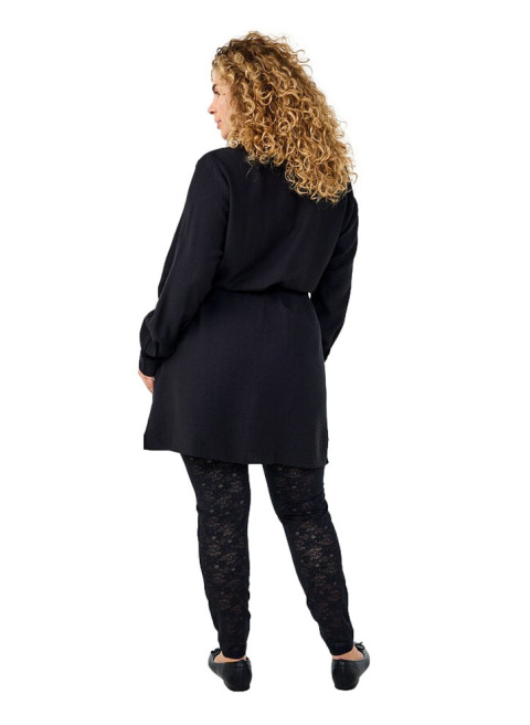 ZIZZI CZARNE LEGGINSY KORONKA 601A ZIZZI CZARNE LEGGINSY KORONKA 601A