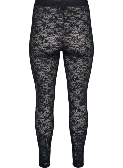 ZIZZI CZARNE LEGGINSY KORONKA 601A ZIZZI CZARNE LEGGINSY KORONKA 601A