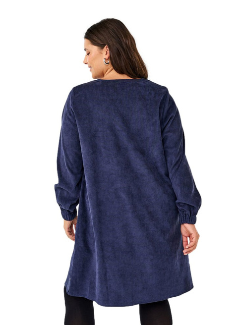 ZIZZI ELEGANCKA GRANATOWA SUKIENKA DEKOLT 068G ZIZZI ELEGANCKA GRANATOWA SUKIENKA DEKOLT 068G