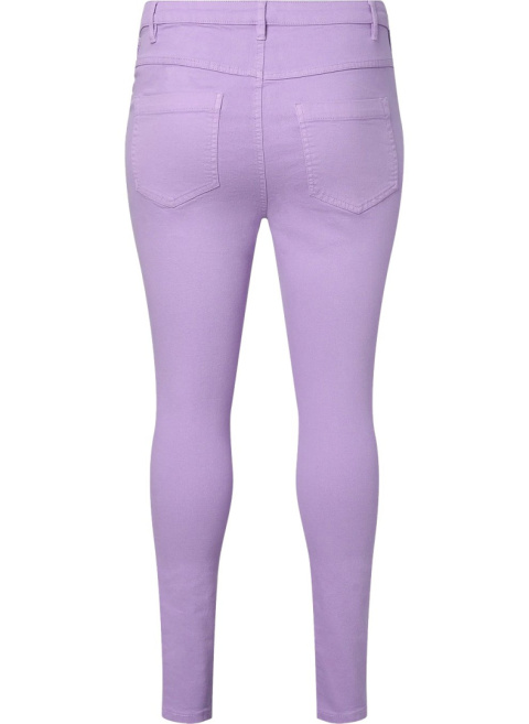 ZIZZI PIĘKNE FIOLETOWE SPODNIE JEANSY RURKI 010D ZIZZI PIĘKNE FIOLETOWE SPODNIE JEANSY RURKI 010D