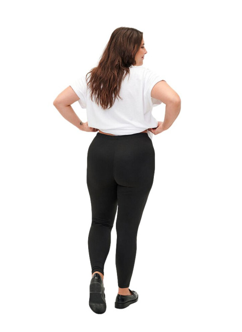 ZIZZI WYGODNE CZARNE LEGGINSY 989A