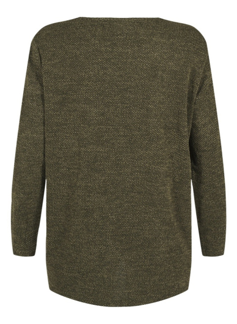 ZIZZI OLIWKOWA BLUZKA MELANŻOWA 405A