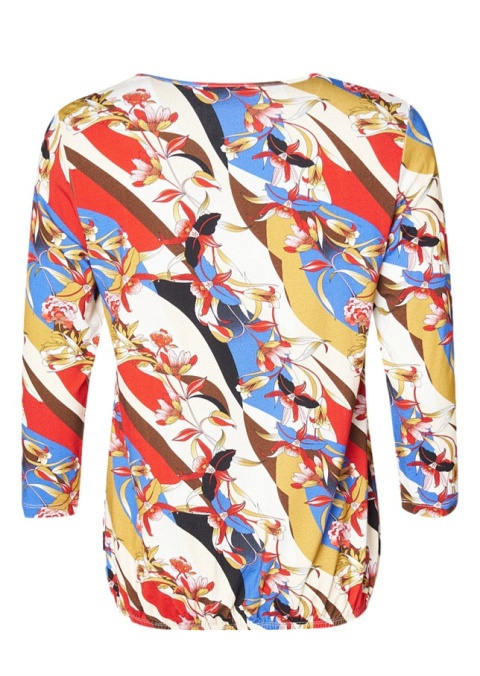 ELTON KOLOROWA BLUZKA GUMKA WZÓR E504