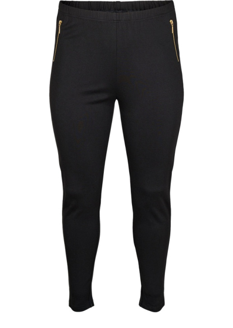 ZIZZI DZIANINOWE LEGGINSY Z ZAMKIEM 432A ZIZZI DZIANINOWE LEGGINSY Z ZAMKIEM 432A