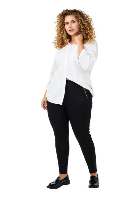 ZIZZI DZIANINOWE LEGGINSY Z ZAMKIEM 432A ZIZZI DZIANINOWE LEGGINSY Z ZAMKIEM 432A