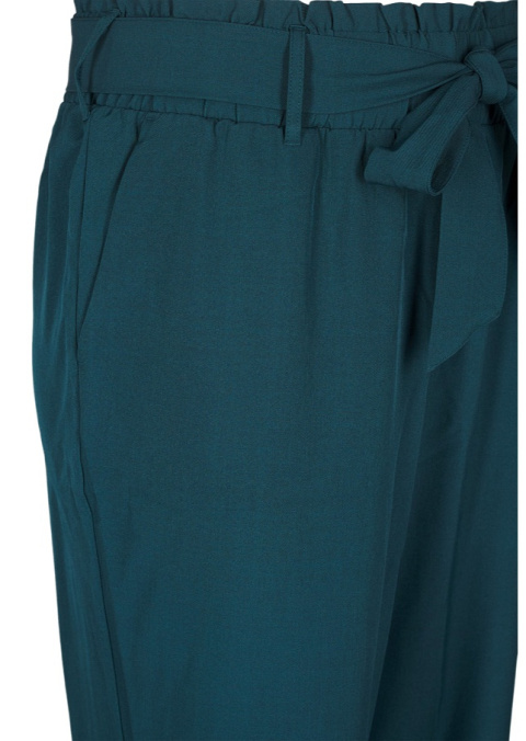 ZIZZI ELEGANCKIE ZIELONE SPODNIE WYSOKI STAN 253B ZIZZI ELEGANCKIE ZIELONE SPODNIE WYSOKI STAN 253B