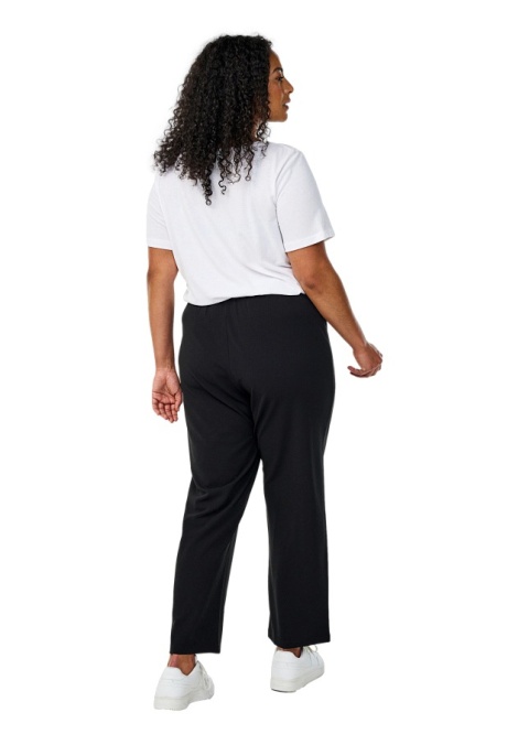 ZIZZI ELEGANCKIE CZARNE SPODNIE PROSTA NOGAWKA 007A