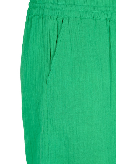 ZIZZI STYLOWE MUŚLINOWE ZIELONE SPODENKI 070B ZIZZI STYLOWE MUŚLINOWE ZIELONE SPODENKI 070B