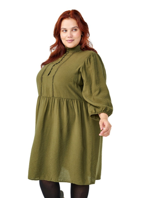 ZIZZI UROCZA ZIELONA SUKIENKA DETALE 415A ZIZZI UROCZA ZIELONA SUKIENKA DETALE 415A