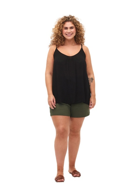 ZIZZI CZARNY TOP RAMIĄCZKA 014K