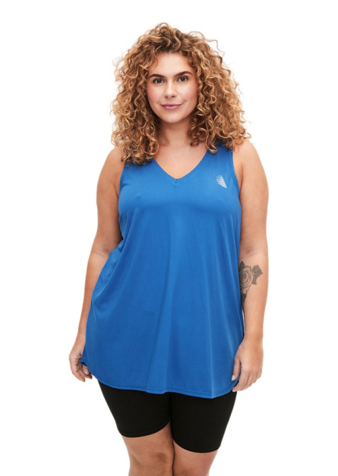 ZIZZI NIEBIESKI TRENINGOWY TOP SPORTOWY 053T ZIZZI NIEBIESKI TRENINGOWY TOP SPORTOWY 053T