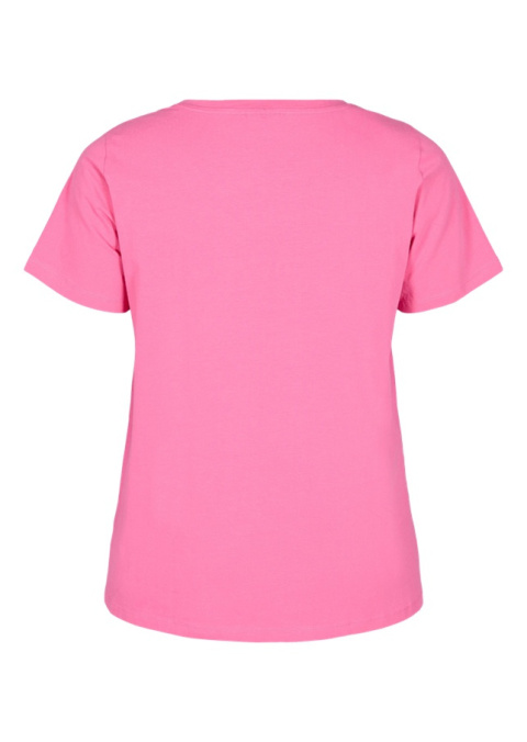 ZIZZI KLASYCZNY WYGODNY RÓŻOWY T-SHIRT 010D