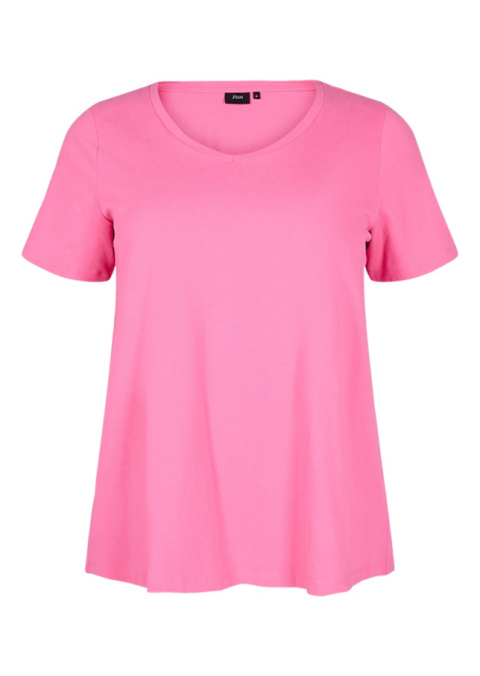 ZIZZI KLASYCZNY WYGODNY RÓŻOWY T-SHIRT 010D