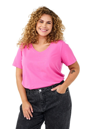 ZIZZI KLASYCZNY WYGODNY RÓŻOWY T-SHIRT 010D