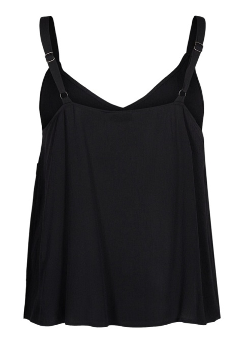 ZIZZI WYGODNY CZARNY TOP WISKOZA 014T ZIZZI WYGODNY CZARNY TOP WISKOZA 014T