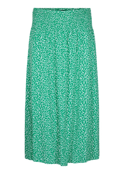 ZIZZI ZIELONA ZWIEWNA SPÓDNICA MAXI WZÓR WISKOZA 036B