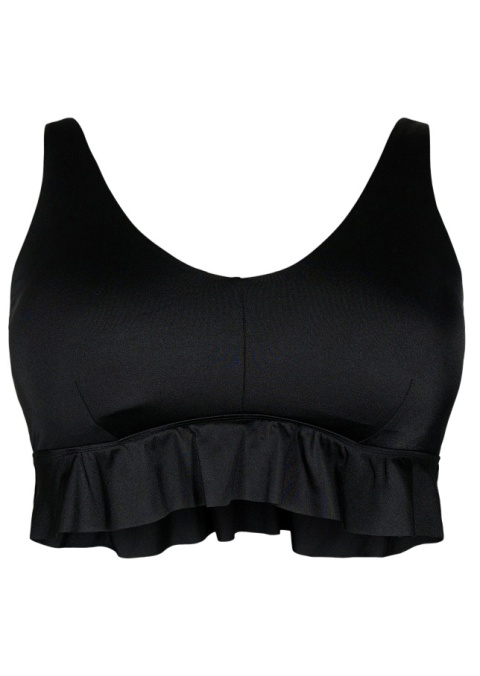 ZIZZI CZARNY BIUSTNONOSZ KĄPIELOWY BIKINI FALBANA 763A ZIZZI CZARNY BIUSTNONOSZ KĄPIELOWY BIKINI FALBANA 763A