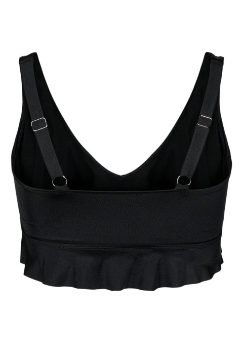 ZIZZI CZARNY BIUSTNONOSZ KĄPIELOWY BIKINI FALBANA 763A ZIZZI CZARNY BIUSTNONOSZ KĄPIELOWY BIKINI FALBANA 763A