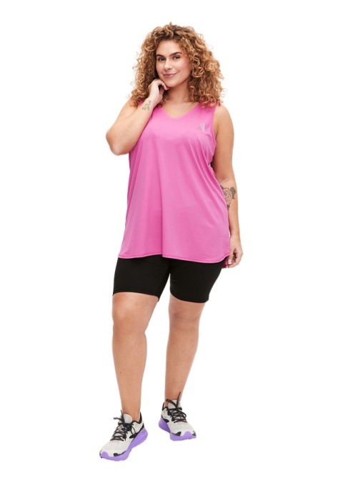 ZIZZI RÓŻOWY TRENINGOWY TOP SPORTOWY 053T ZIZZI RÓŻOWY TRENINGOWY TOP SPORTOWY 053T