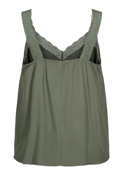 ZIZZI ELEGANCKI ZIELONY TOP KORONKA 381A ZIZZI ELEGANCKI ZIELONY TOP KORONKA 381A