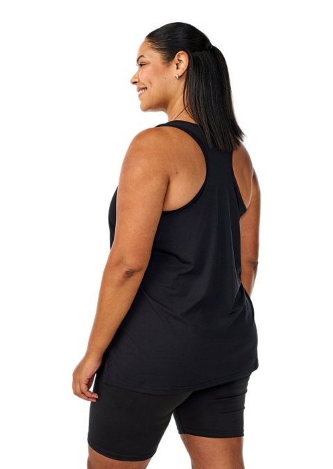 ZIZZI CZARNY TRENINGOWY TOP SPORTOWY 053P ZIZZI CZARNY TRENINGOWY TOP SPORTOWY 053P