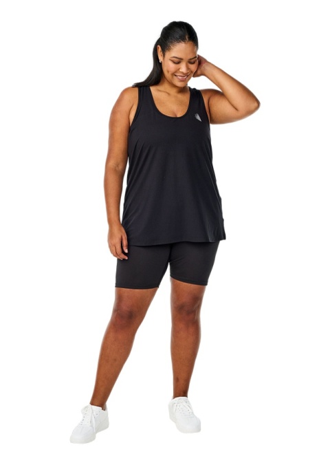 ZIZZI CZARNY TRENINGOWY TOP SPORTOWY 053P ZIZZI CZARNY TRENINGOWY TOP SPORTOWY 053P