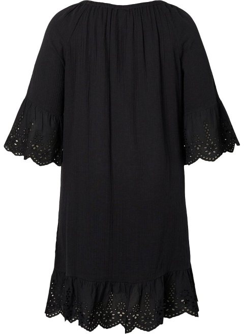 ZIZZI UROCZA SUKIENKA NA LATO BOHO CZARNA 037S ZIZZI UROCZA SUKIENKA NA LATO BOHO CZARNA 037S